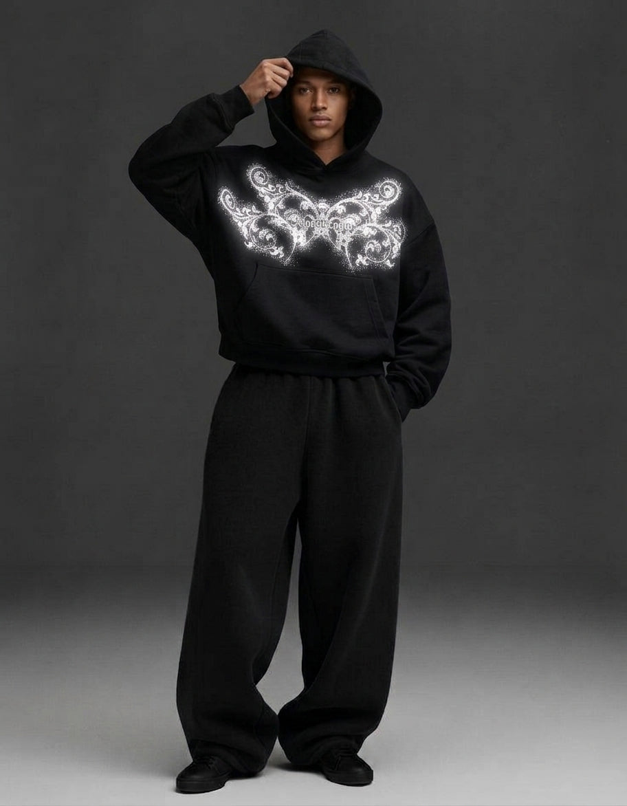Hoodie boxy fit Volutas