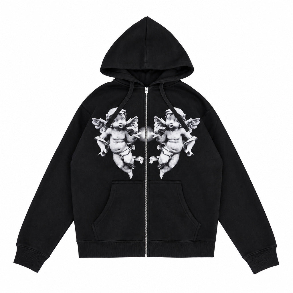 Hoodie zipper Querubines