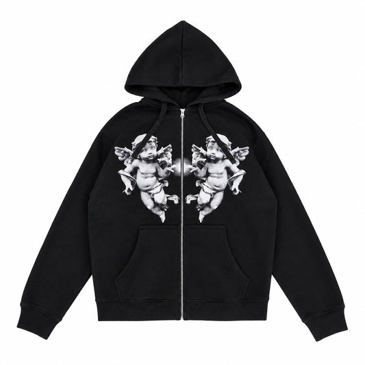 Hoodie zipper Querubines